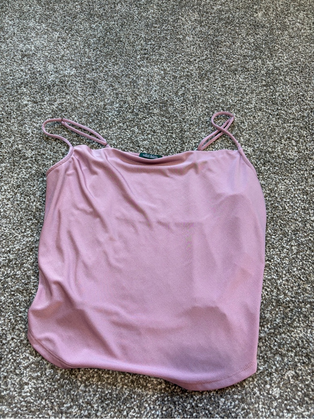 wild fable Pink DrapedSpaghetti Strap Cami Tank